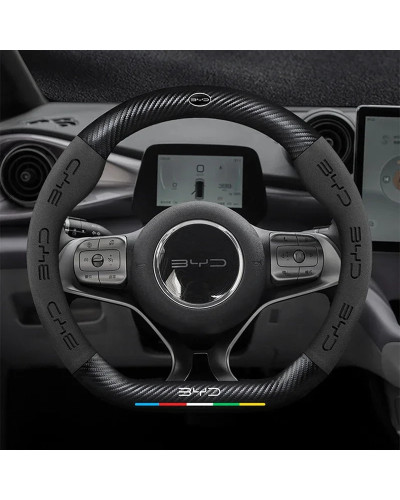BYD Atto 3 EV Yuan Plus Funda deportiva de cuero en forma de D para vo