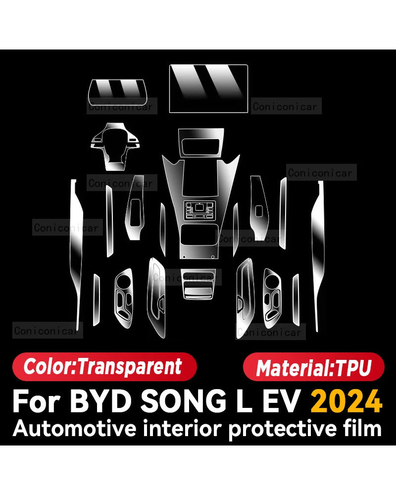Película protectora para pantalla de consola central Interior de coche