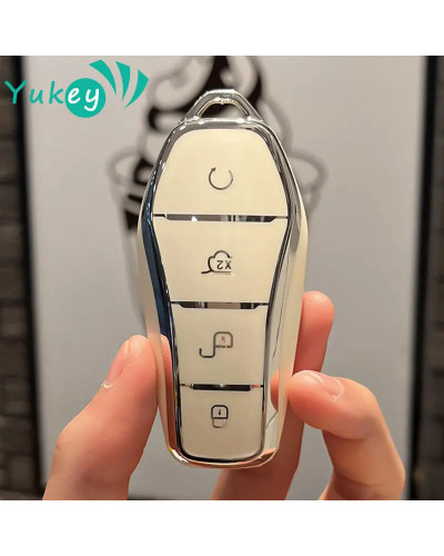 Funda de TPU para llave de coche, Protector para BYD Han Ev Tang Dm/Qi