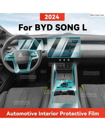 Película protectora transparente de TPU para BYD SONG L EV 2024, acces
