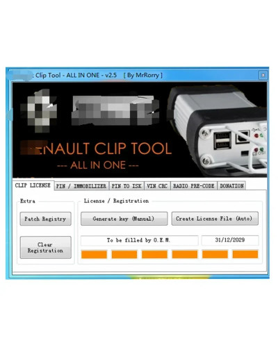 2024 Latetst Can Clip V237 For Renault Repair data software Can Clip U