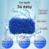 Blue Gloves Paint Cleaner Rust Tar Spot Remover Microfiber Car Moto Washer Cleaning Care Detailing Brushes Washing Towel Tools