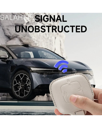 Funda de cuero para llave de coche, carcasa de aleación de Zinc para Z