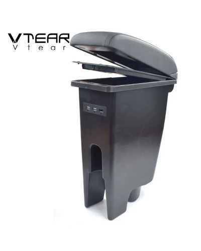 Vtear para Peugeot 107 reposabrazos estilo de coche reposabrazos conso