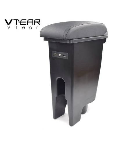 Vtear para Peugeot 107 reposabrazos estilo de coche reposabrazos conso
