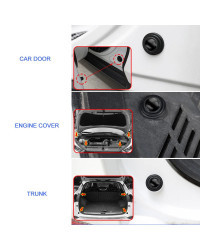 Pegatina antiruido para puerta de coche, pegatina amortiguadora para Buick Verano Envision Avenir Lacrosse Regal Encore Excelle,