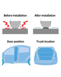 Pegatina antiruido para puerta de coche, pegatina amortiguadora para Buick Verano Envision Avenir Lacrosse Regal Encore Excelle,