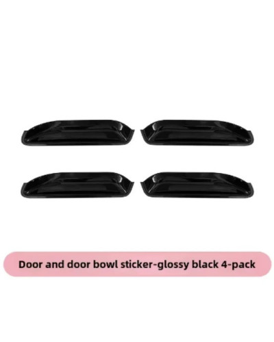 Protector de manija de puerta de gaviota BYD, juego de pegatinas de cu