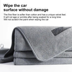 High-end Microfiber Thicken Car Wash Towel Universal Cleaning Drying Cloth Auto Body Care Washing Wipe Rag 30/40/60cm