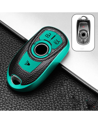 Funda de cuero TPU para llave de coche, carcasa protectora para Buick Encore Envision Excelle Lacrosse Regal Verano GX GL6