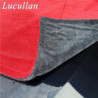 Lucullan 60X90CM Red/Grey Double-Twist Pile Car Microfiber Drying Towel 1300GSM Super Absorbent Premium Detailing Cloth