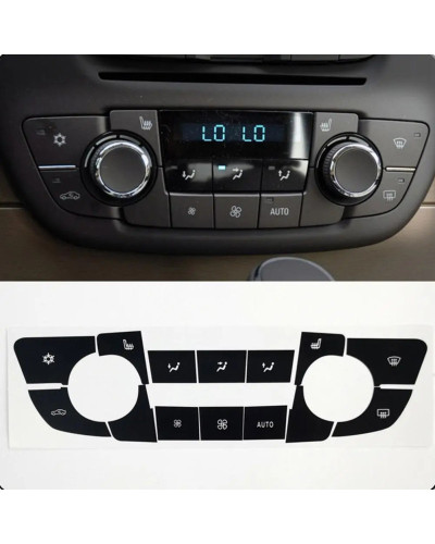 Pegatinas para botones de aire acondicionado de coche, cubierta de acceso Interior para Buick REGAL GTXT