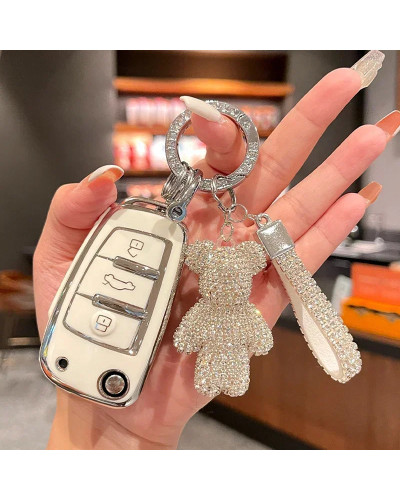 Funda de Tpu para llave de coche, accesorios de llavero para Chery Omo