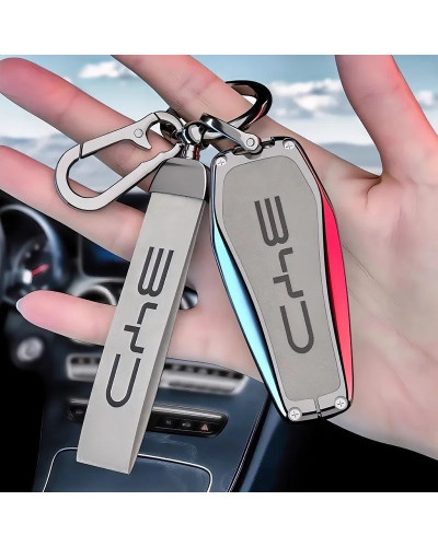 Funda para llave remota de coche de aleación Zine, bolsa de carcasa pa