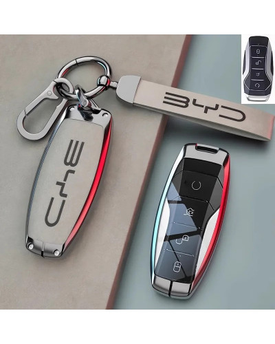 Funda para llave remota de coche de aleación Zine, bolsa de carcasa pa