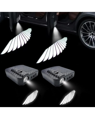 Luz de bienvenida para puerta de alas de Ángel, luces de ambiente para