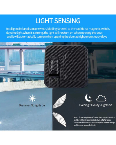 Luz de bienvenida para puerta de alas de Ángel, luces de ambiente para