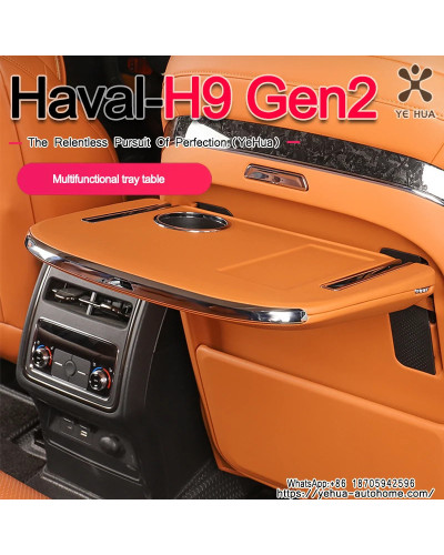 Para Great Wall nuevo Haval H9 MKII 2024 2025 2026 bandeja de coche Cl