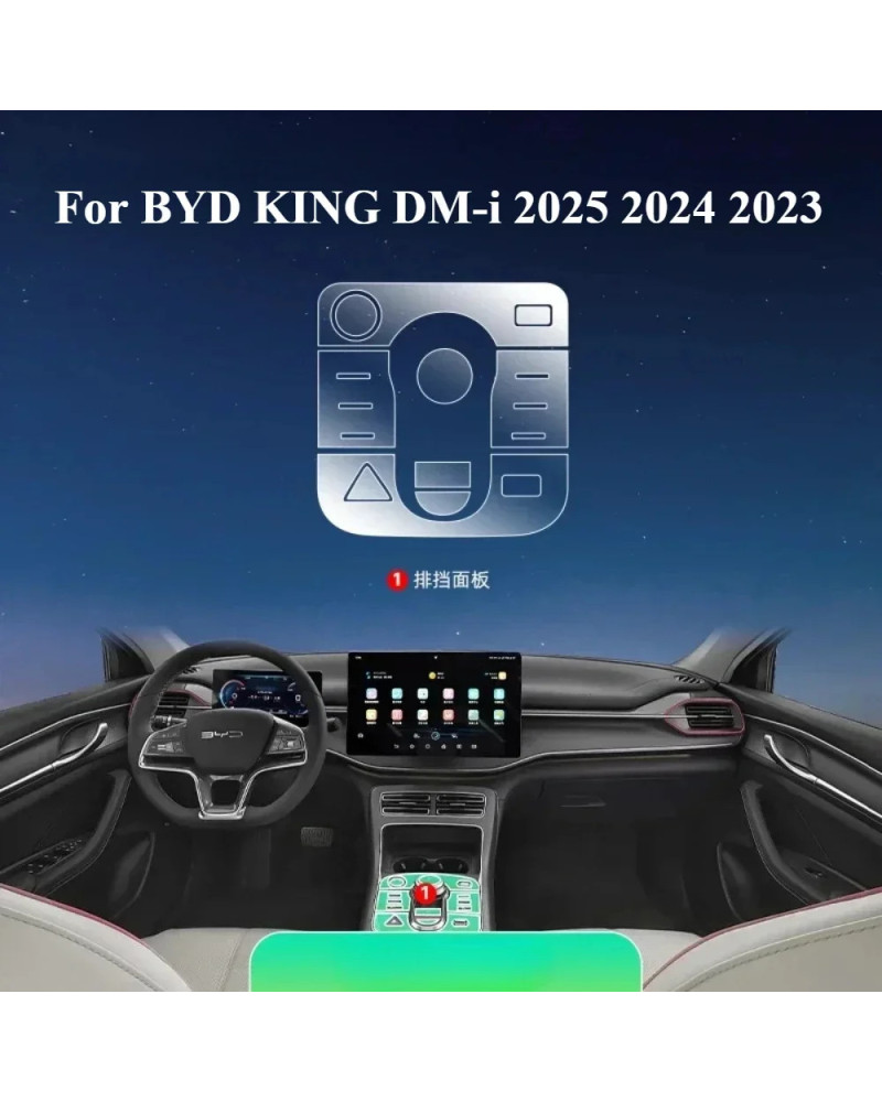 Para BYD KING DM-i 2025 2024 PPF película de protección accesorios Int