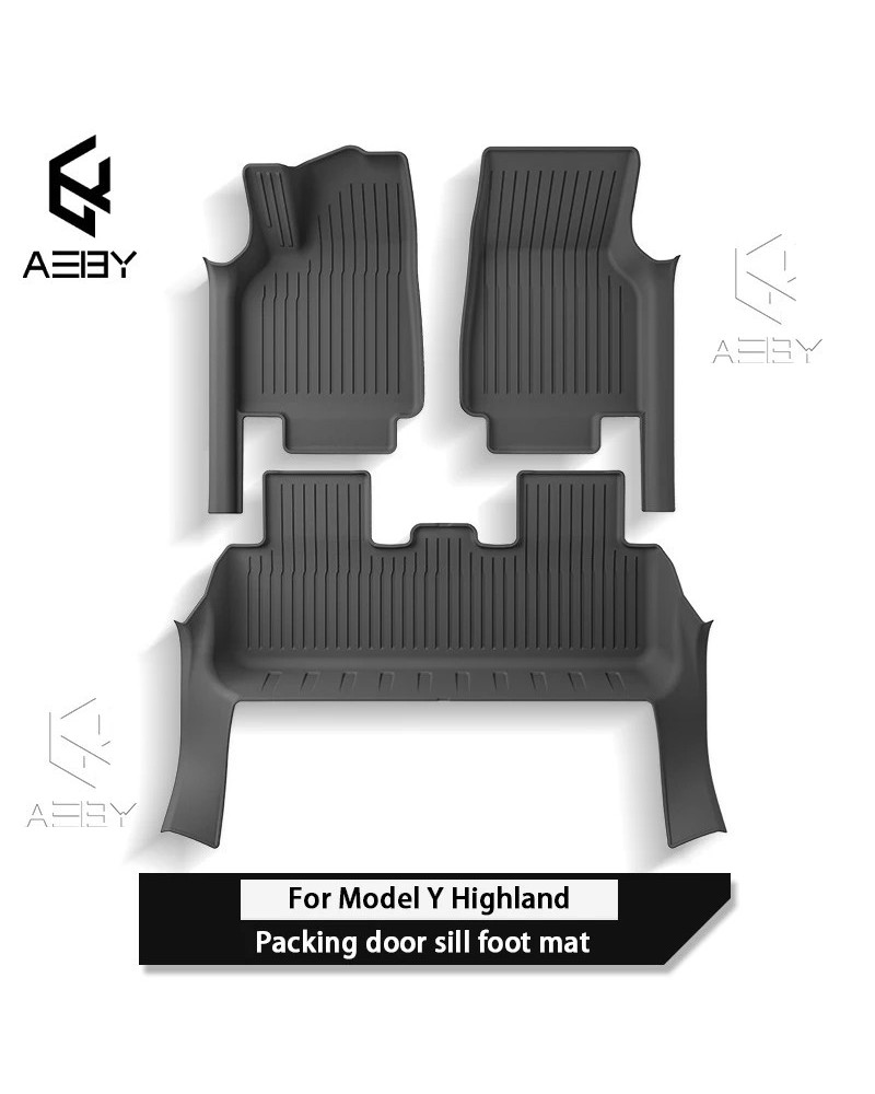 Almohadillas para los pies del coche modelo de umbral totalmente inclu