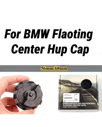 Tapas centrales de rueda flotante para coche, 56mm, 68mm, 50 ° anivers