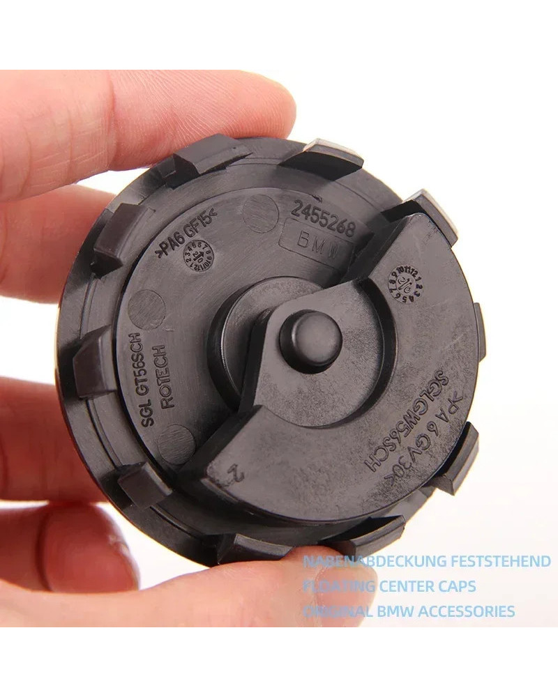 Tapas centrales de rueda flotante para coche, 56mm, 68mm, 50 ° anivers