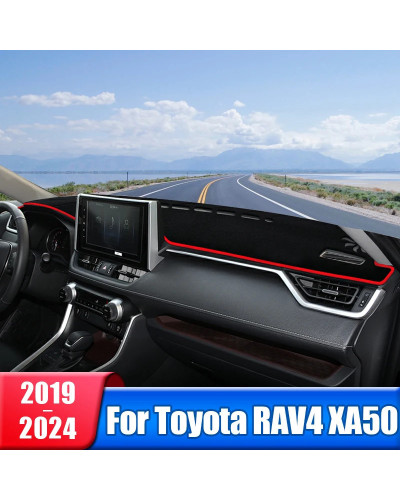 Para Toyota RAV4 2019 2020 2021 2022 2023 2024 RAV 4 XA50 alfombra híb