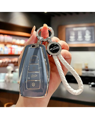 Funda de TPU para mando a distancia de coche, carcasa para Geely Emgra