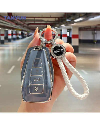 Funda de TPU para mando a distancia de coche, carcasa para Geely Emgra