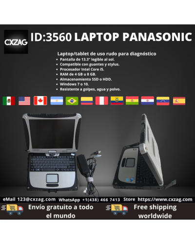 Laptop Panasonic uso rudo ID:3560