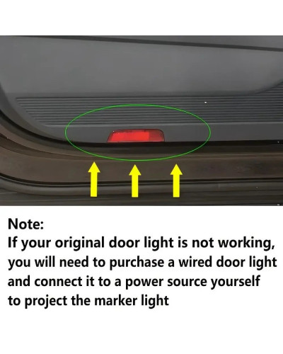 Luz de bienvenida de proyección de puerta con logotipo LED para coche,