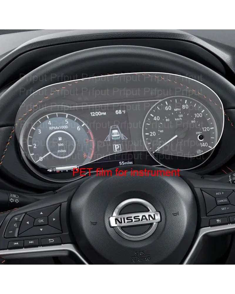 Protector de pantalla de película PET para Nissan Versa 2020 2021, Pro