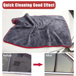 60*90 1200GSM Car Detailing Microfiber Towel Cleaning Rag for Car Drying Car Wash Car Care Cloth Detailing Car Washing Kitchen