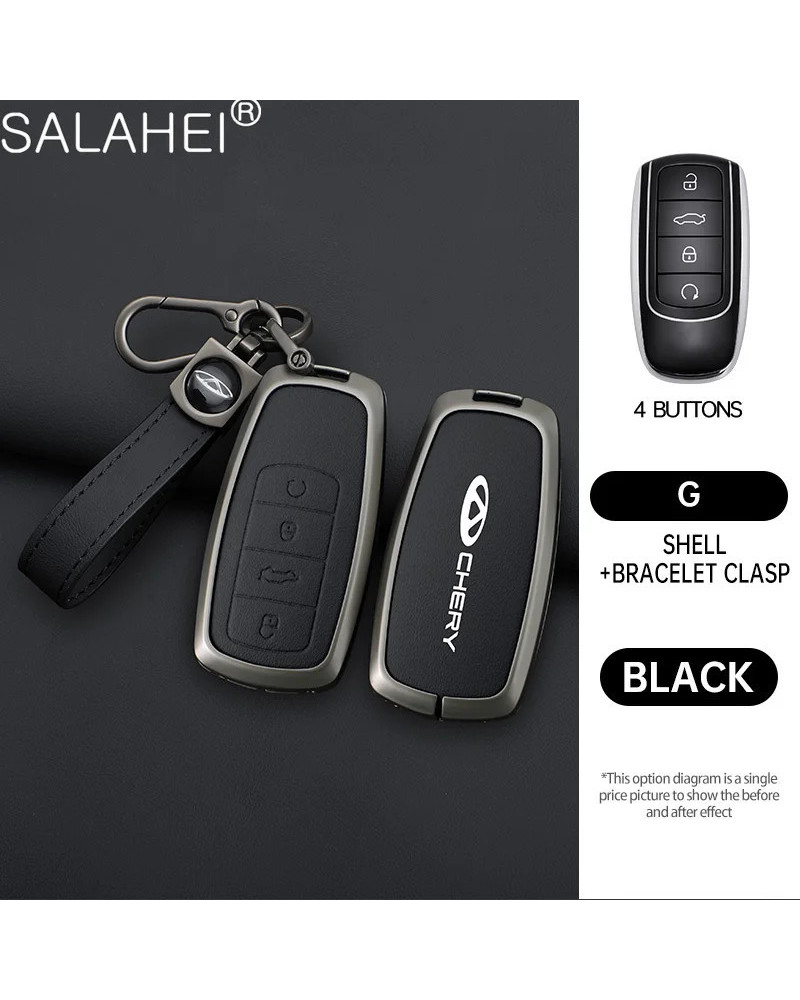 Funda para llave remota de coche, funda Fob para Chery Tiggo 8 Pro Tig