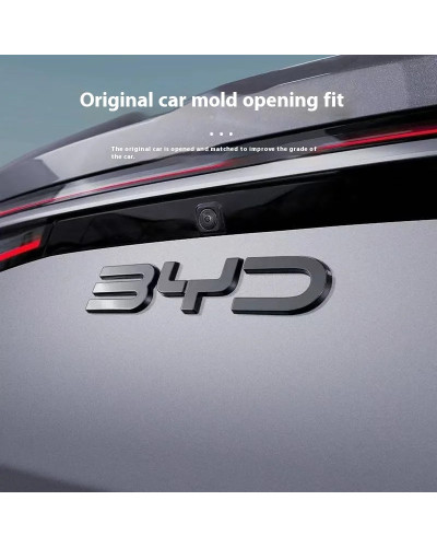 Para BYD Sealion 7, emblema frontal negro, modificación, insignia de c