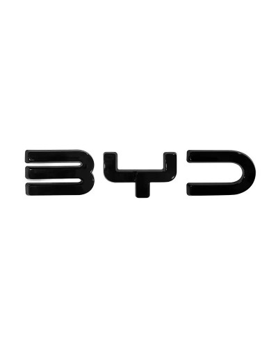 Para BYD Sealion 7, emblema frontal negro, modificación, insignia de c