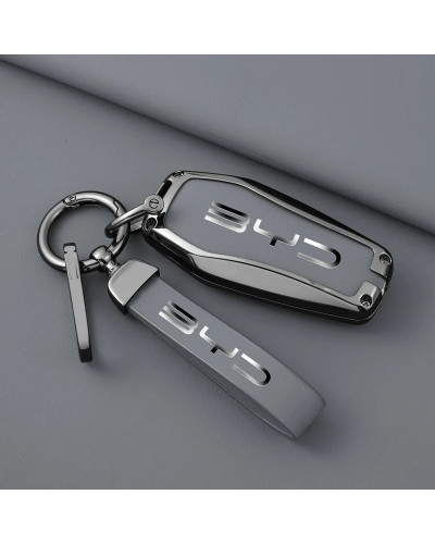 Funda de cuero de aleación para llave de coche, accesorios para llaver