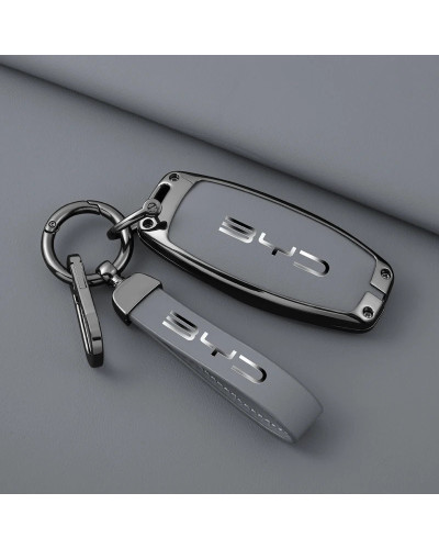 Funda de cuero de aleación para llave de coche, accesorios para llaver