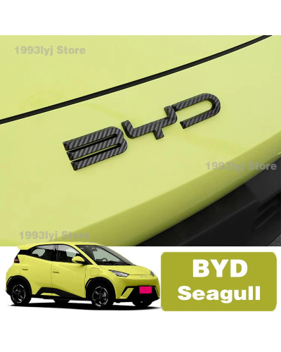 Para BYD Seagull 2022 2023 2024, emblema trasero de plástico con estil