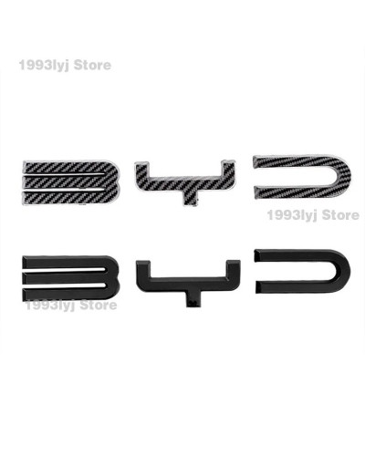Para BYD Seagull 2022 2023 2024, emblema trasero de plástico con estil
