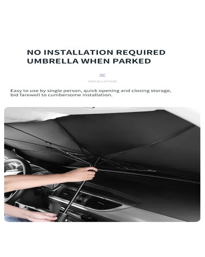 Parasol para parabrisas de coche, cubierta de aislamiento térmico UV p