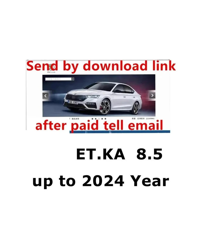 2024 Elsawin 6.0 + ET KA 8.5 Group Vehicles Electronic Parts Catalog S