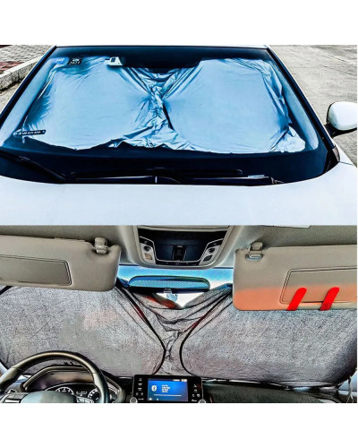 Cubierta de protección solar para parabrisas delantero de coche, paras