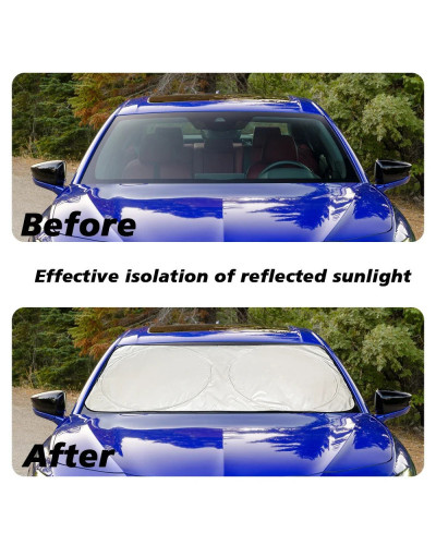 Cubierta de protección solar para parabrisas delantero de coche, paras