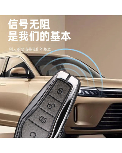 Funda para llave de Control remoto de coche, funda para BYD Song Plus 