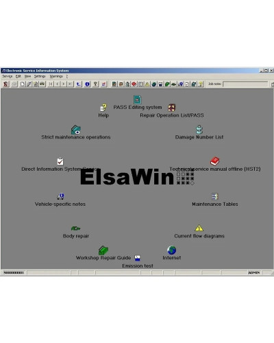 2024 Elsawin 6.0 + ET KA 8.5 Group Vehicles Electronic Parts Catalog S