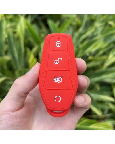 Funda protectora de silicona para llave de coche BYD Han Ev Tang Dm/Qi