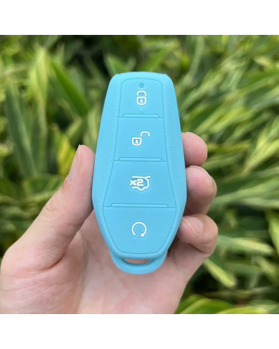 Funda protectora de silicona para llave de coche BYD Han Ev Tang Dm/Qi