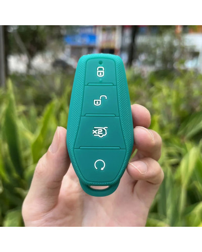 Funda protectora de silicona para llave de coche BYD Han Ev Tang Dm/Qi