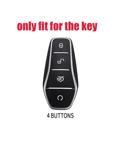 Funda protectora de silicona para llave de coche BYD Han Ev Tang Dm/Qi